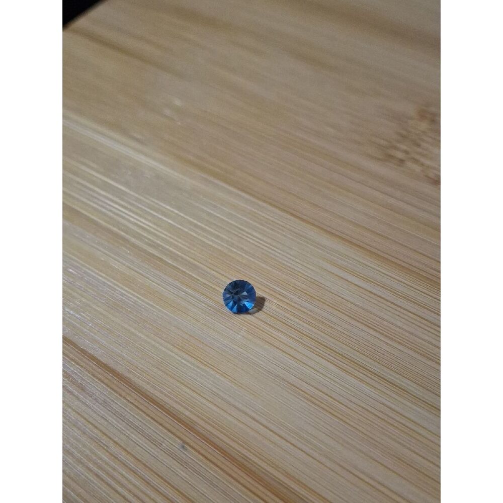 December Birthstone Blue Faceted Floating Locket Diamond Charms